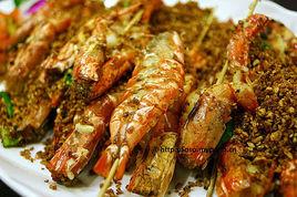 微波爐蒜蓉蝦 微波爐蒜蓉蝦