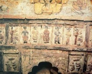 新絳吳嶺莊元墓雜劇磚雕 新絳吳嶺莊元墓雜劇磚雕