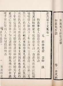 湛然居士文集 湛然居士文集