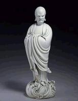 明德化窯白釉達摩像