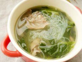 菠菜冬粉羊肉湯 菠菜冬粉羊肉湯