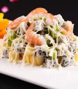 紫苣芒果色拉 紫苣芒果色拉