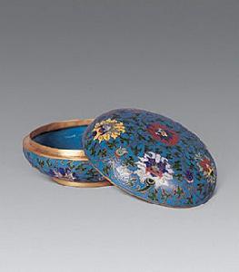 （圖）清代 景泰藍印盒