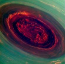 卡西尼號拍土星獨特六邊形氣候系統