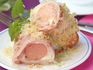 蒜香乳酪烤脆腸 蒜香乳酪烤脆腸