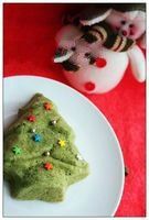 菠菜七彩聖誕樹蛋糕 菠菜七彩聖誕樹蛋糕