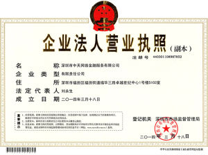 深圳市中天網路金融服務有限公司 深圳市中天網路金融服務有限公司