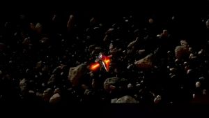 在吉奧諾西斯星外圍，奴隸一號向歐比旺&middot;肯諾比的座機開火