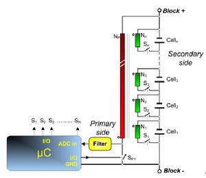 電池管理模組的原理圖