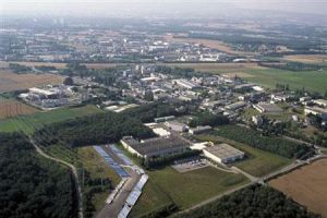 空中俯瞰歐洲核子研究中心