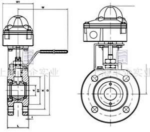 Q71信號球閥結構圖