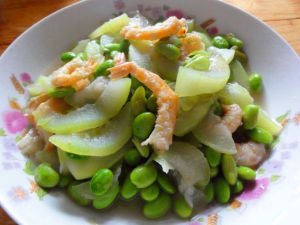 蝦米乾炒夜開花 蝦米乾炒夜開花