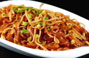 黃豆芽炒粉皮 黃豆芽炒粉皮