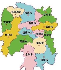 湖南省地圖