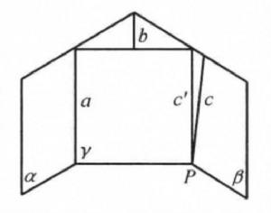 空間三線平行定理 空間三線平行定理