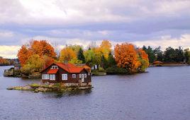 加拿大千島湖 加拿大千島湖