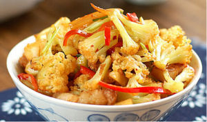 蒜炒飛花菜 蒜炒飛花菜