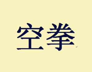 空拳[詞語]