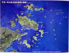 寧波-舟山衛星圖