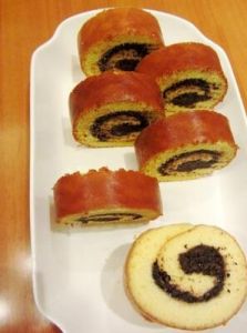 豆沙蛋糕卷 豆沙蛋糕卷