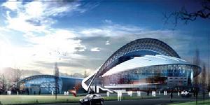 體育館外景效果圖