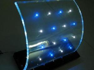 曲面LED玻璃展示