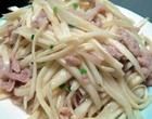 茭白瘦肉絲 茭白瘦肉絲