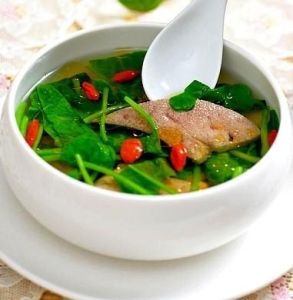冬花豬肝湯 冬花豬肝湯