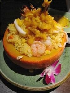 燜南瓜飯 燜南瓜飯