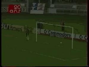 1993法國內足球先生 內切，小角度勺子挑射