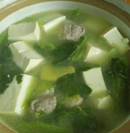 豆腐芥菜湯 豆腐芥菜湯