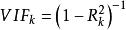 方差膨脹係數