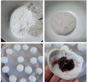 竽頭藍莓湯圓製作原理圖