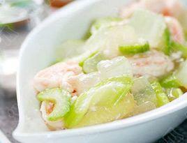 蘆薈炒蝦仁 蘆薈炒蝦仁