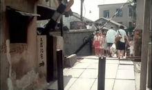 三涇北宅弄堂外的滬杭鐵路舊址