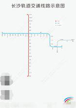 長沙捷運線路圖