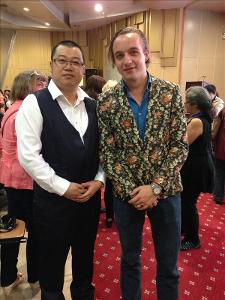 姬長樂董事長和俄羅斯聖迪斯哥主席合影留念