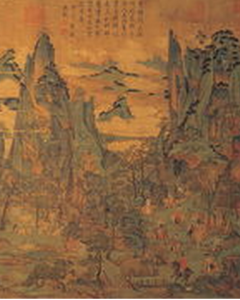 唐人明皇幸蜀圖 唐人明皇幸蜀圖