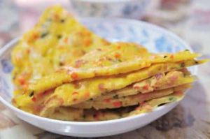 苦瓜胡蘿蔔蛋餅