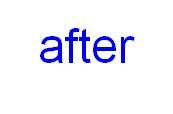 after[詞語]