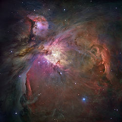哈勃望遠鏡拍攝的獵戶座大星雲照片