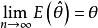 無偏估計量