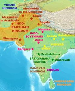 米特里達梯收編的斯基泰蠻族 最後為他建立了印度-帕提亞王國