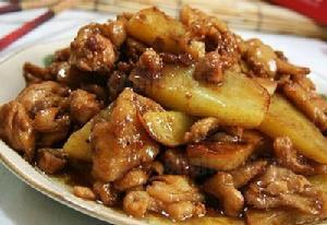 土豆黃醬雞 土豆黃醬雞