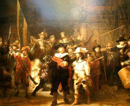 夜巡[倫勃朗創作油畫]