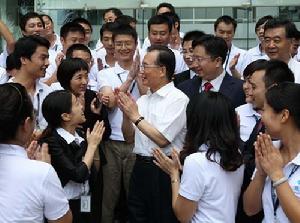 國務院總理溫家寶考察迅雷公司