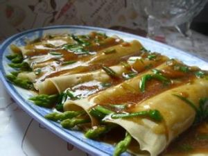 牛肉蘆筍千張卷 牛肉蘆筍千張卷