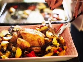 蔬菜烤雞肉 蔬菜烤雞肉