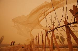 （圖）沙塵暴肆虐新疆甘肅等地