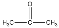 丙酮結構式